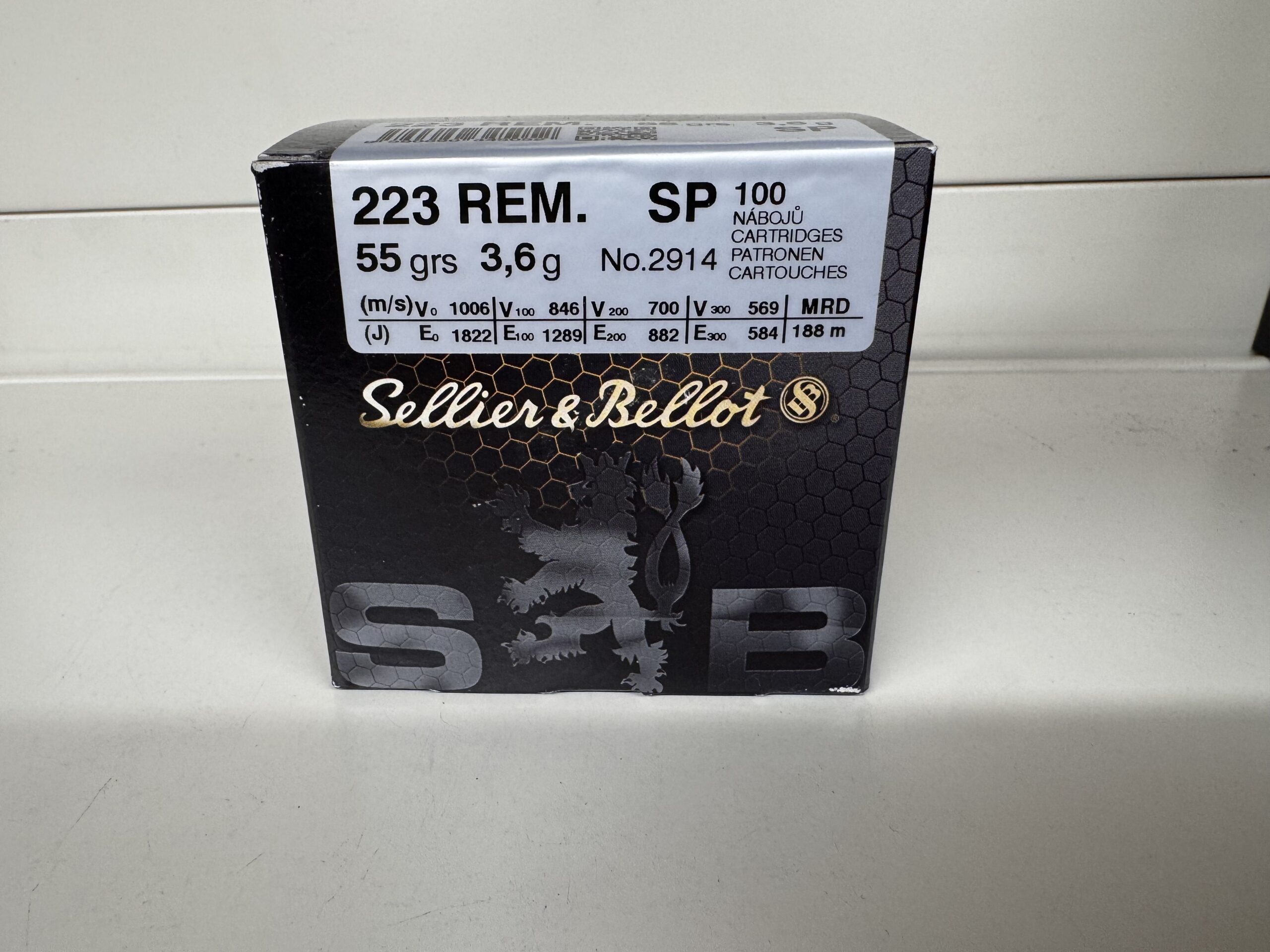 Sellier & Bellot 223 REM SP 55 grs 3,6g