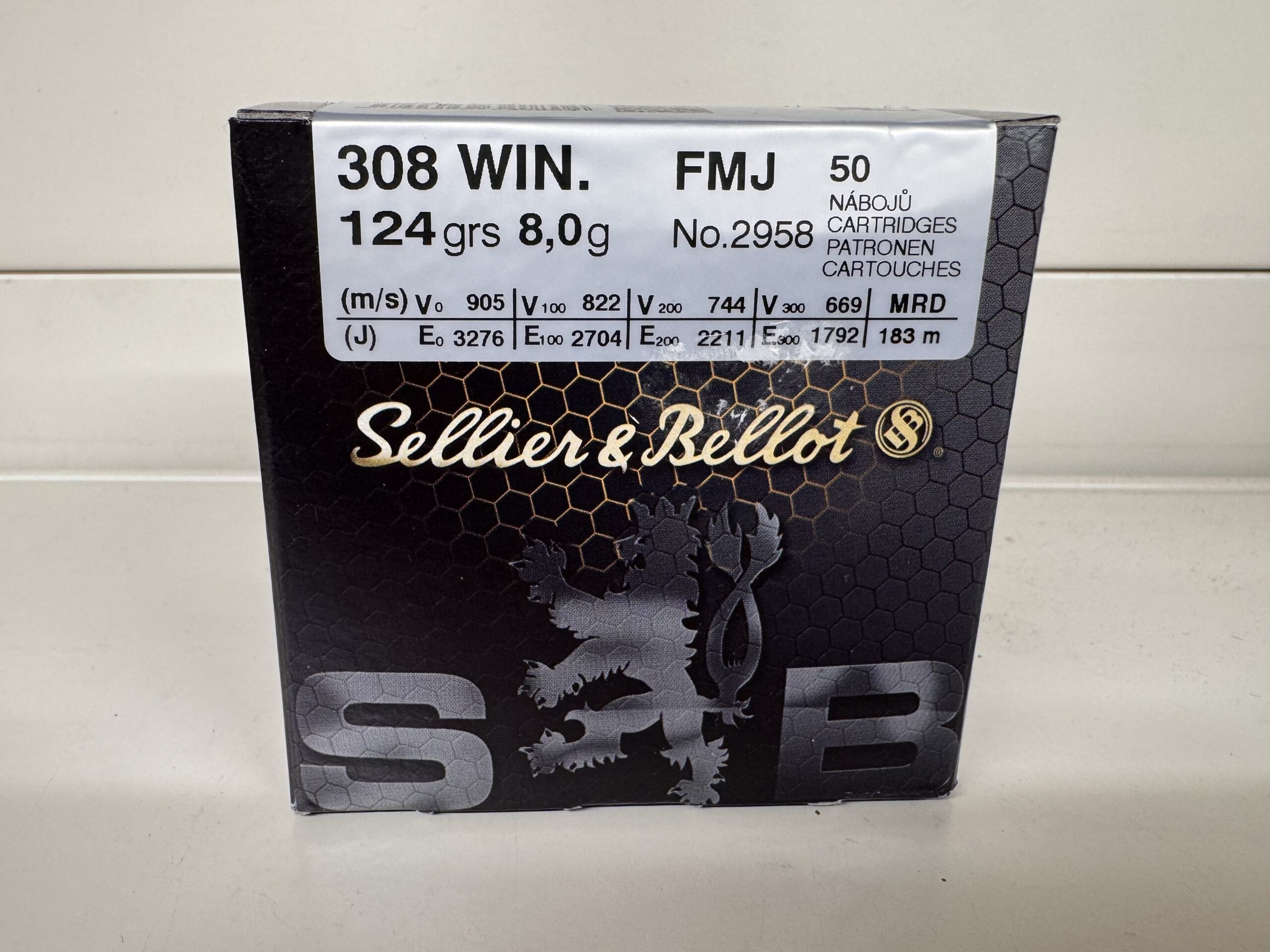 Sellier & Bellot 6,5x55 FMJ 8,0g/124grs.