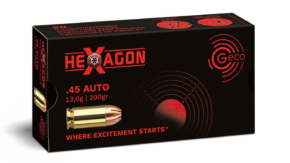 Geco Hexagon 45 Auto 13,0g/ 200 gr
