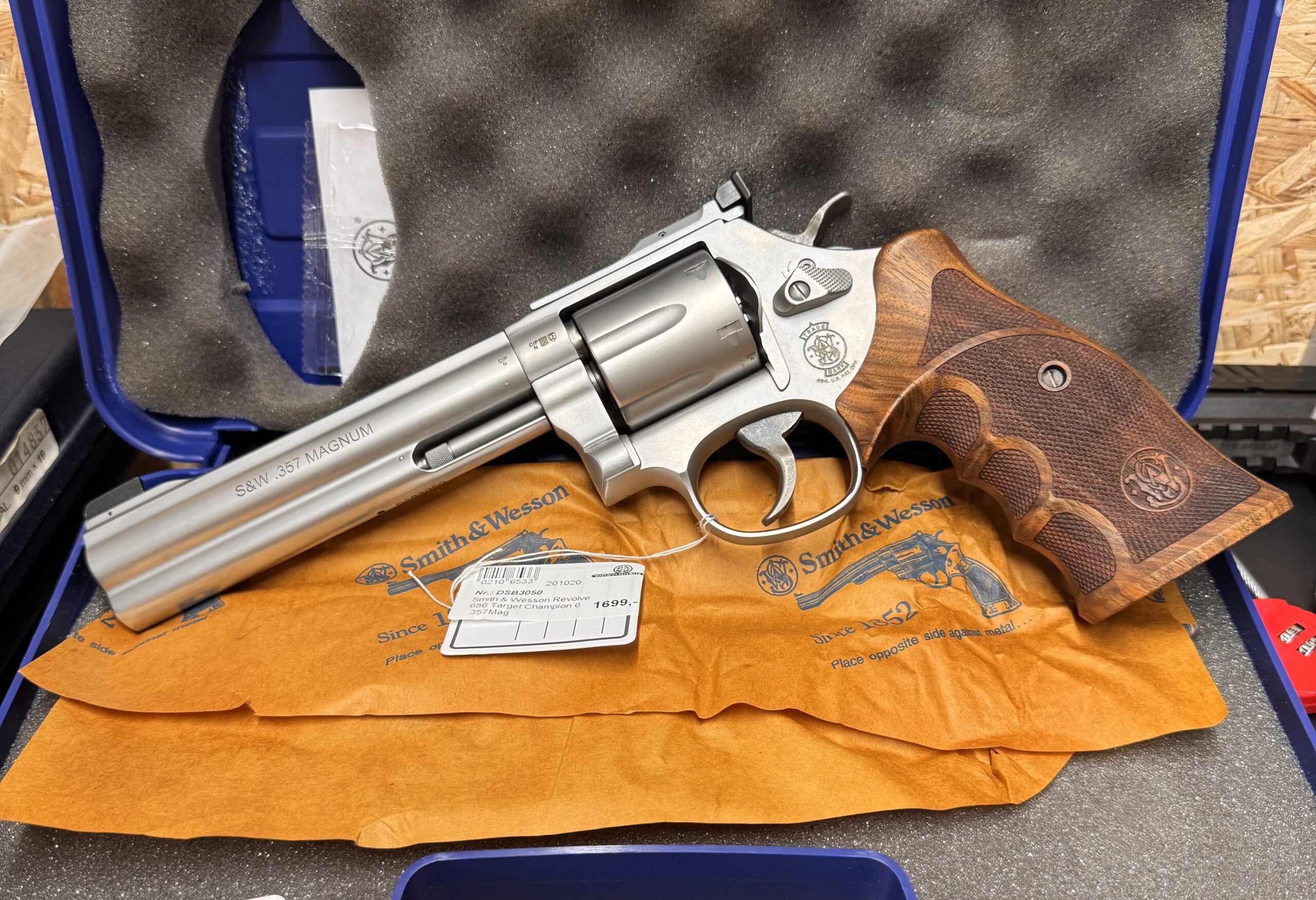 Smith & Wesson 357 Magnum 686 Target Champion 6