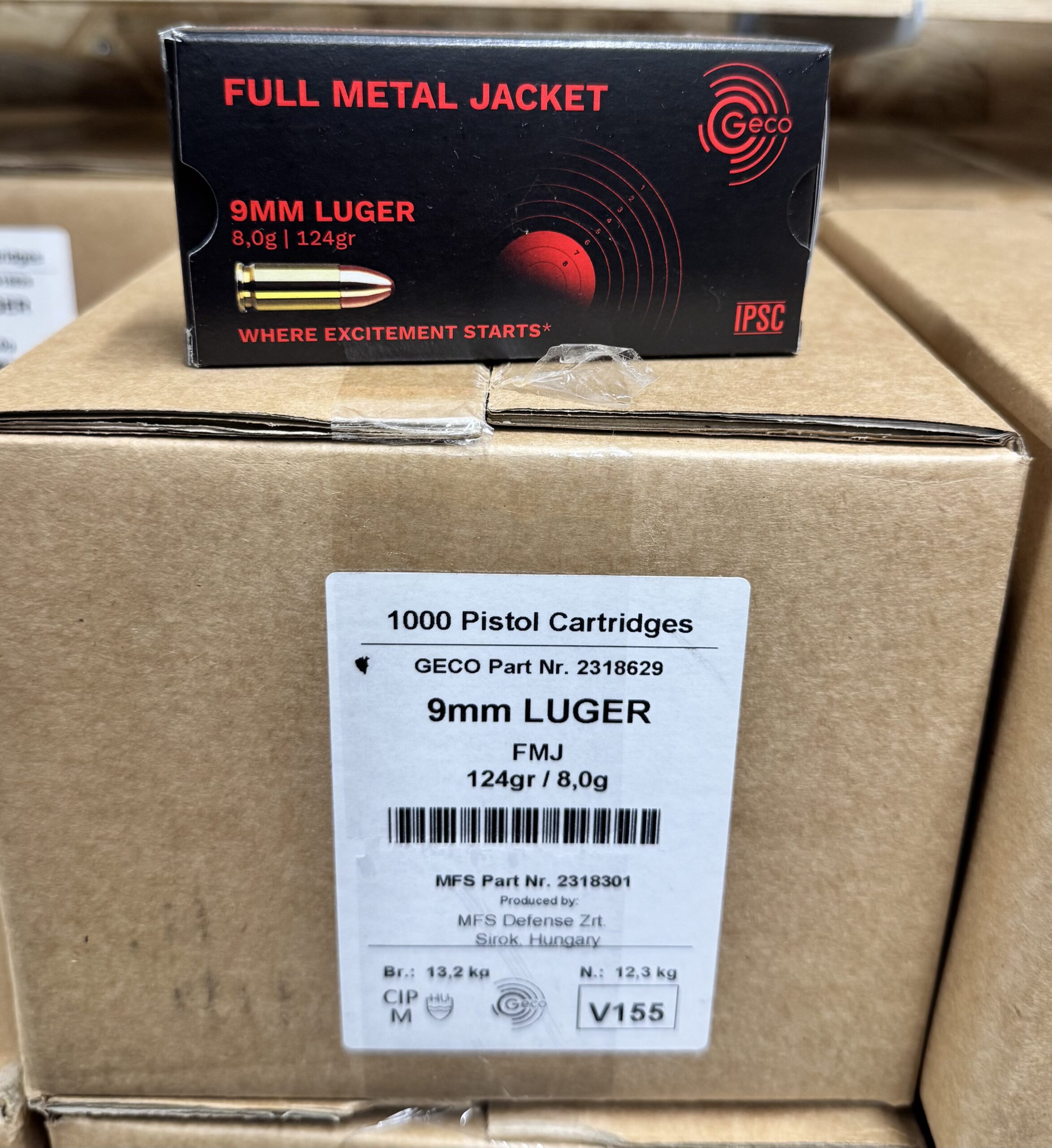 9mm Geco IPSC 8,0g 124grs